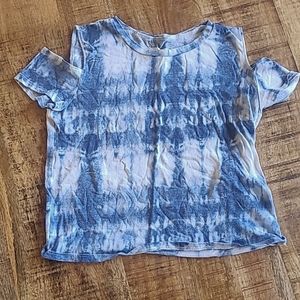 Hollister tie die crop top